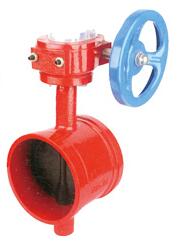 WBSX-16軟密封溝(gou)槽式信号(hào)蝸輪蝶閥(fa)